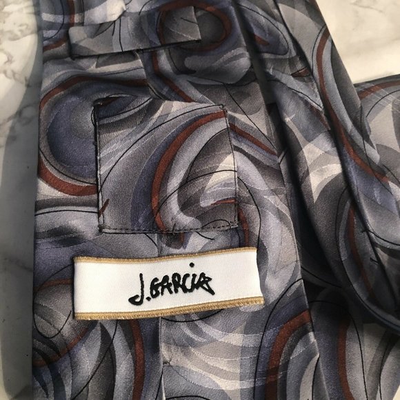 Jerry Garcia Mickey Abstract Mens Necktie Tie 100% Silk Limited Edition - Picture 5 of 7